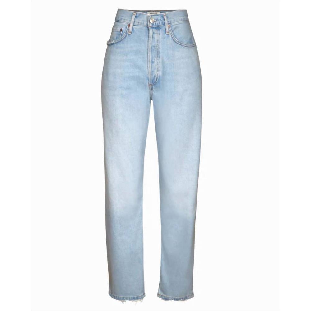 AGOLDE 90's crop mid rise straight in reputation